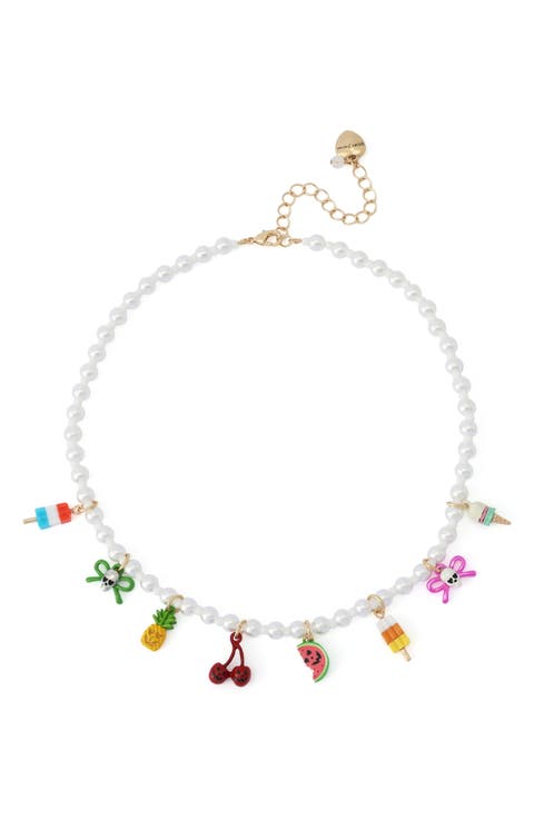 Summerween Charm Frontal Necklace