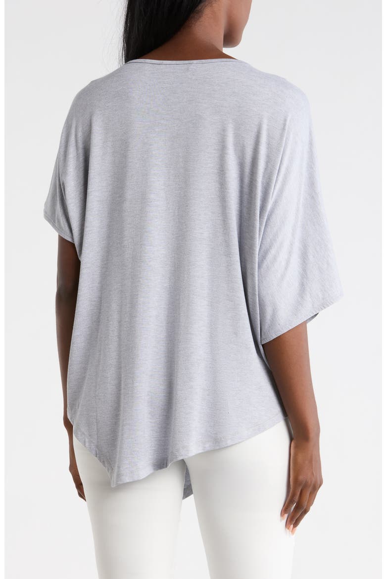 Asymmetric Tunic Top, Alternate, color, GREY