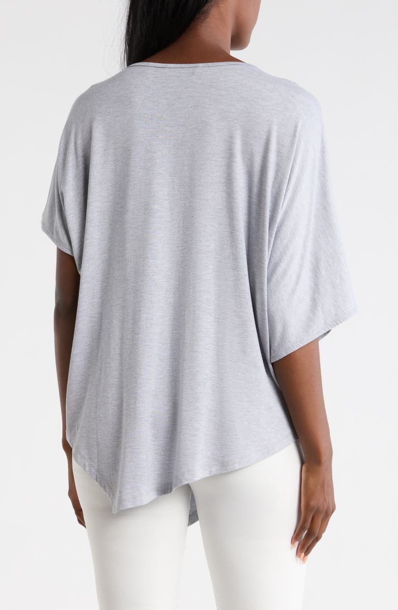 PATRIZIA LUCA Asymmetric Tunic Top, Alternate, color, Grey