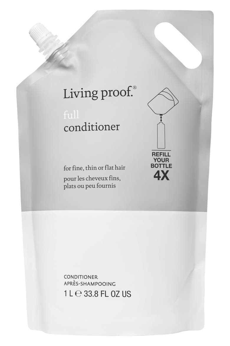 Full Conditioner Refill Pouch, Main, color, GREY