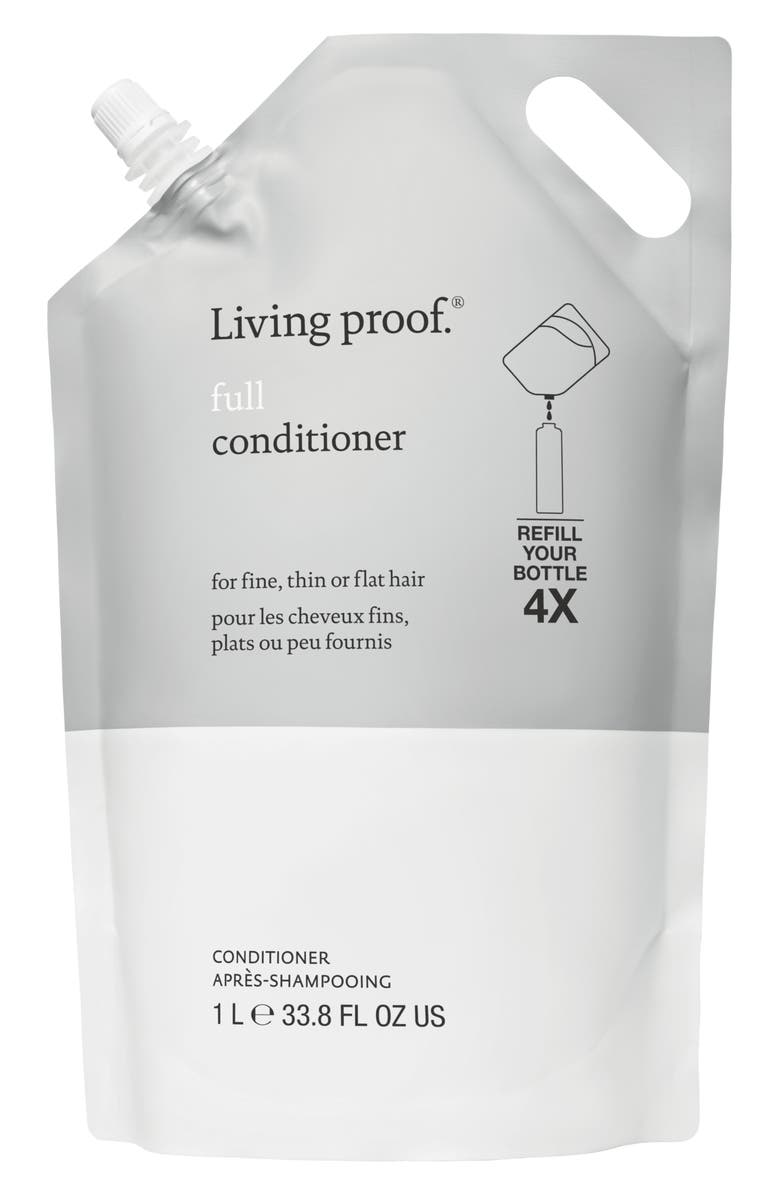 Living proof<sup>®</sup> Full Conditioner Refill Pouch, Main, color, Grey