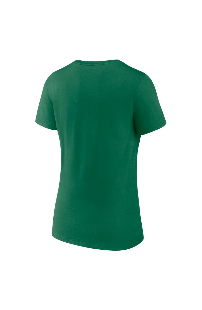 FANATICS Women's Fanatics Kelly Green Dallas Stars Iconic V-Neck T-Shirt, Alternate, color, Kelly Green