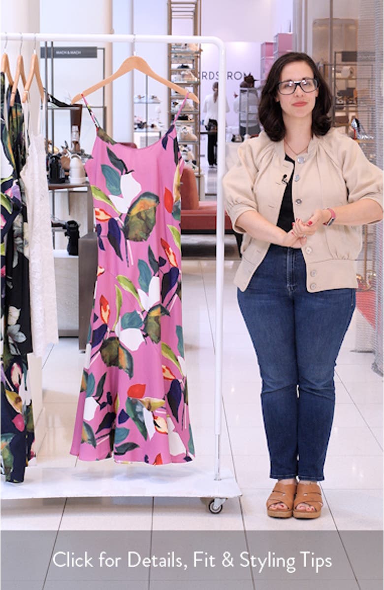 Daido Charmeuse Midi Nightgown, sales video thumbnail