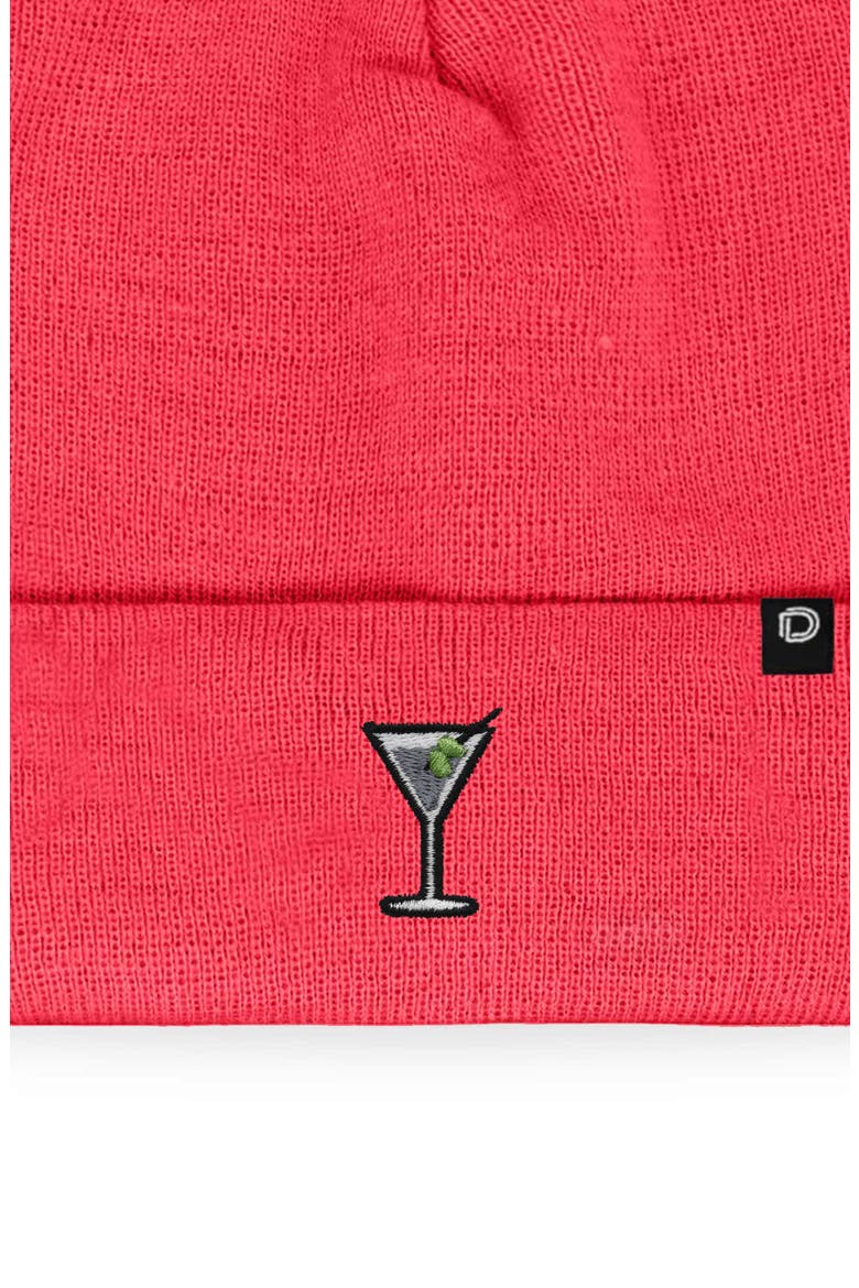 Martini Beanie Cap, Alternate, color, Neon Pink