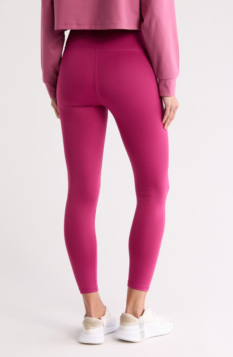 Z by Zella Fleece Lined High Waist Leggings, Alternate, color, Purple Boysen