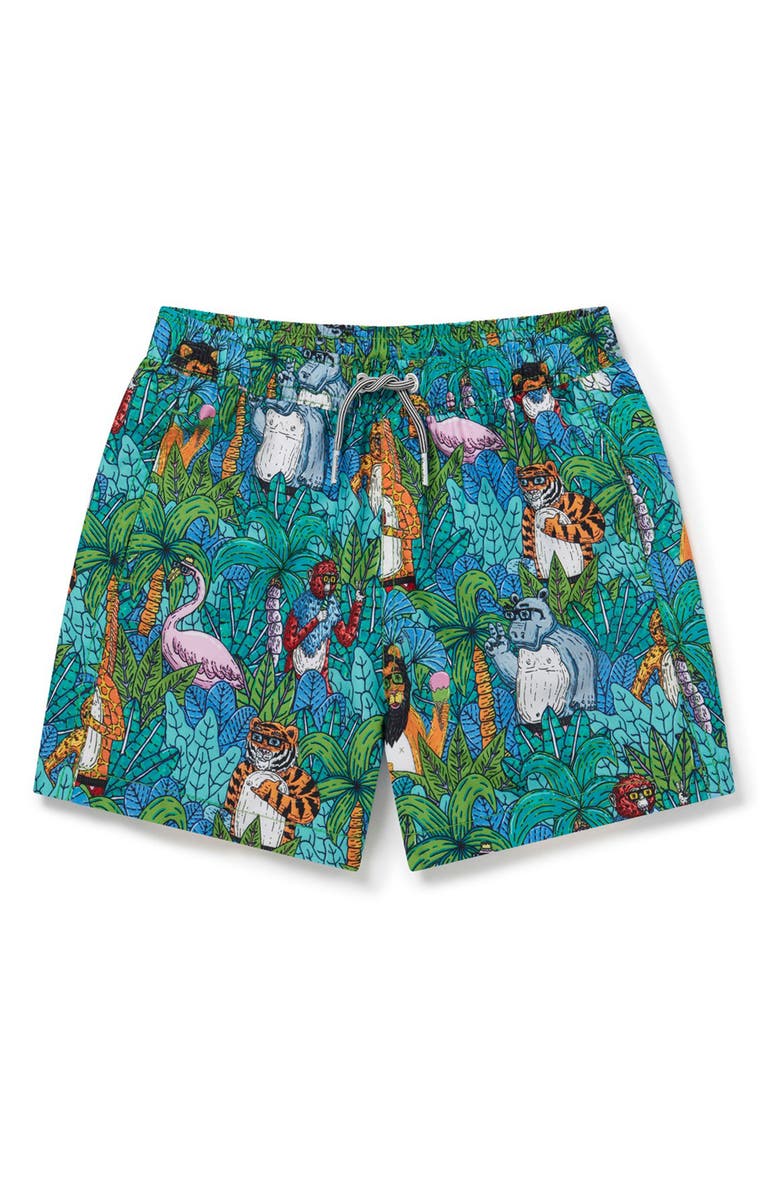 Boardies Kids' Mugla Jungle Swim Trunks, Main, color,