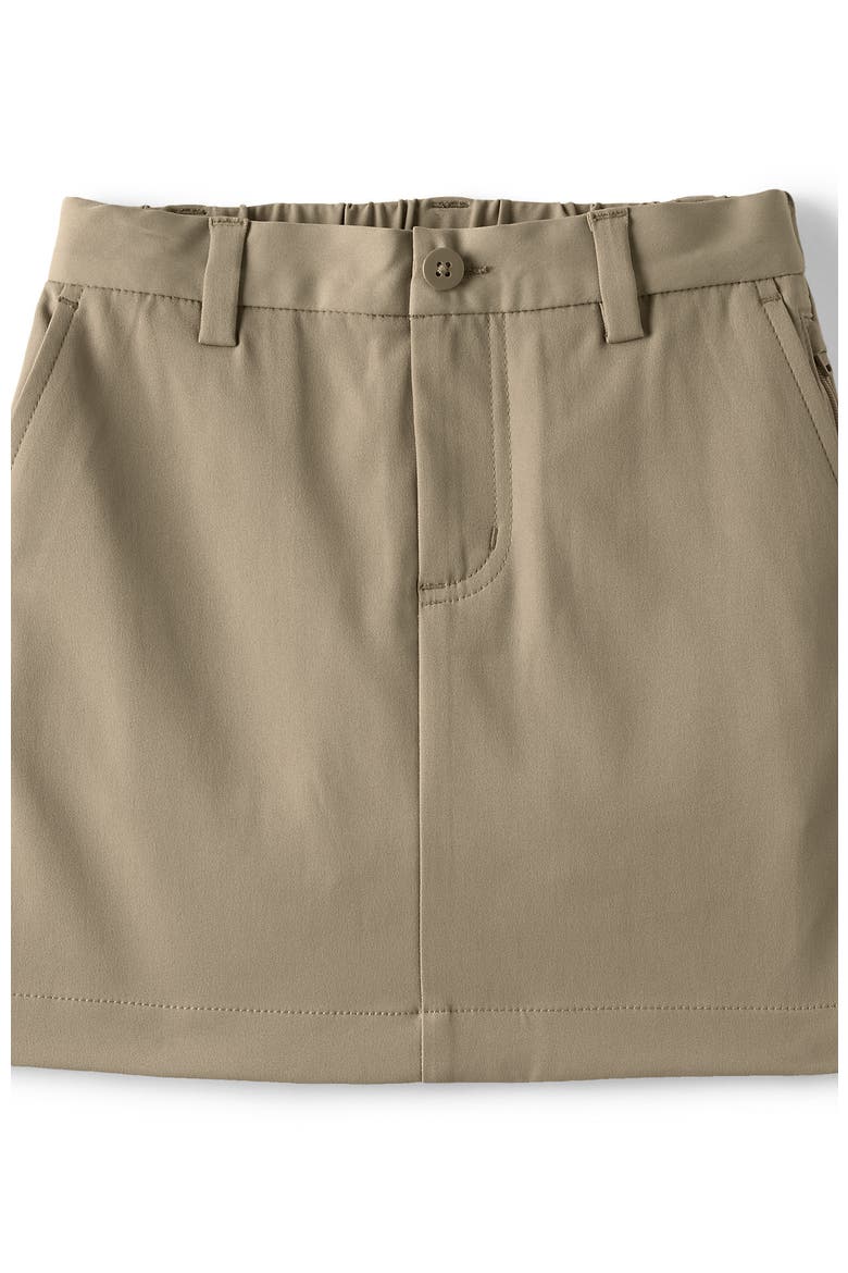 School Uniform Girls Active Chino Skort Top of the Knee, Alternate, color, Khaki