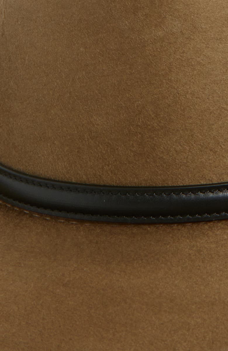 Janessa Leoné Nash Wool Fedora, Alternate, color, Camel