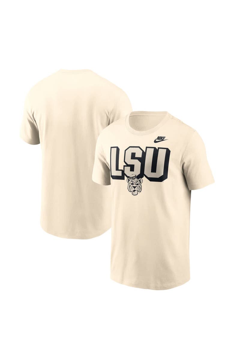 Nike Men's Nike Natural LSU Tigers Bold Fashion T-Shirt, Main, color, Natural