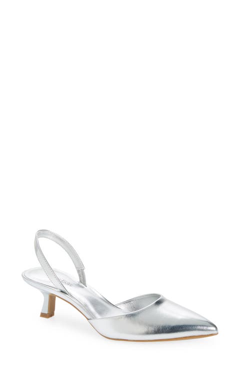 Cammie Kitten Heel Slingback Pump (Women)