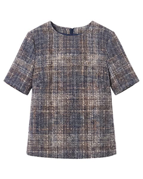 Chloe Boxy Tweed Top