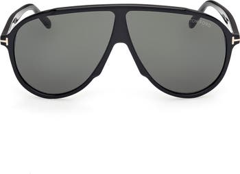 TOM FORD Vladimir 65mm Oversize Pilot Sunglasses | Nordstrom