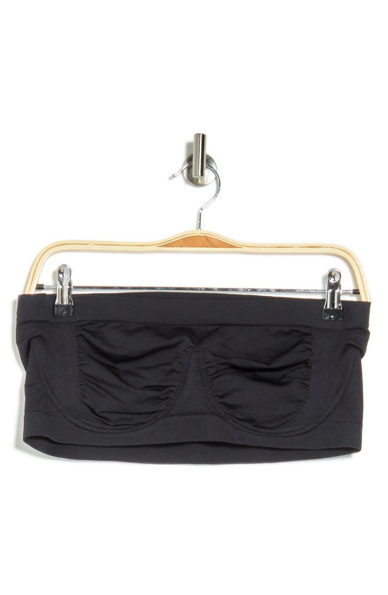 Felina Body Smooth Seamless Strapless Bra, Alternate, color, Black