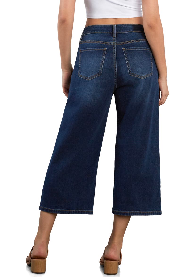 Track Crop Wide Leg Jeans, Alternate, color, UNITED BLUE