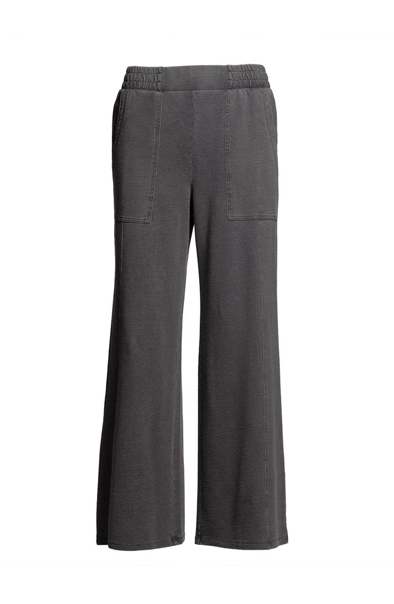 Single Stitch Oversized Wide Leg Pant, Alternate, color, Faded Black
