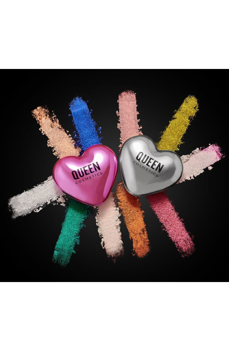 Queen Cosmetics Sublime Hearts Refillablle Compact, Alternate, color, Pink Compact