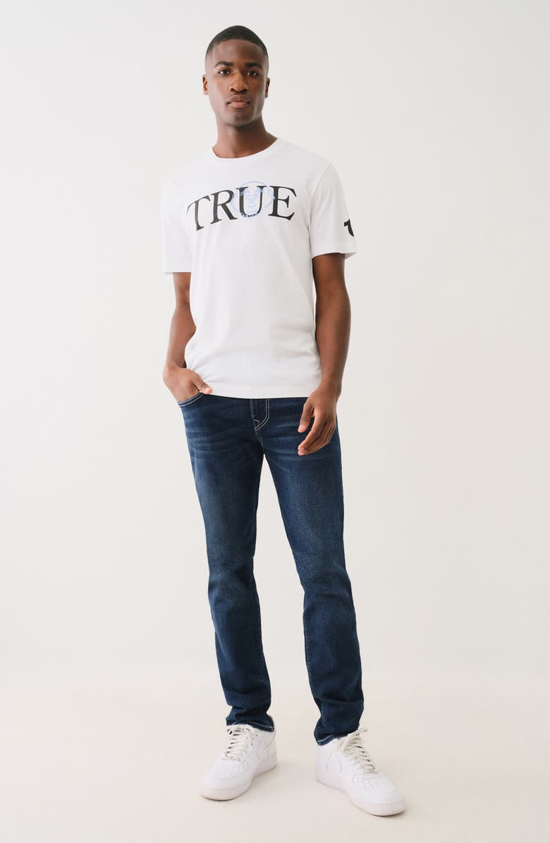 True Religion Rocco Button Flap Pocket Single Needle Skinny Jeans, Alternate, color, 