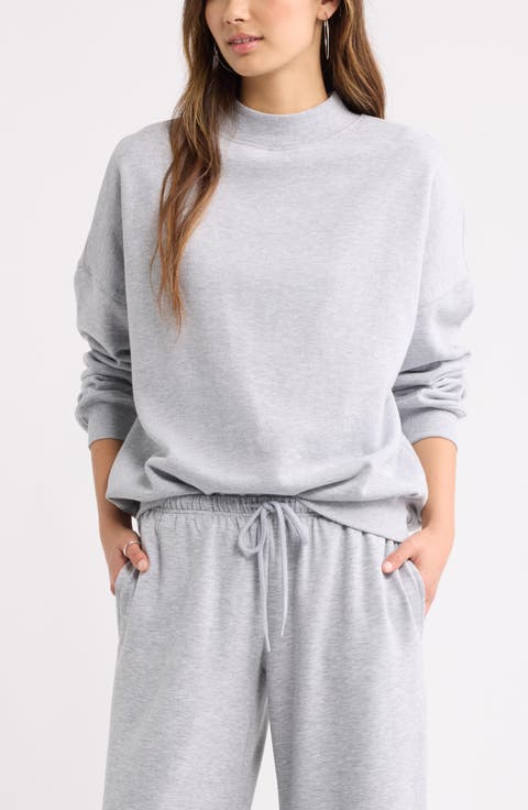 Mock Neck Sweatshirt