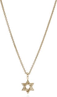 John Hardy JH Essentials Star of David Pendant Necklace
