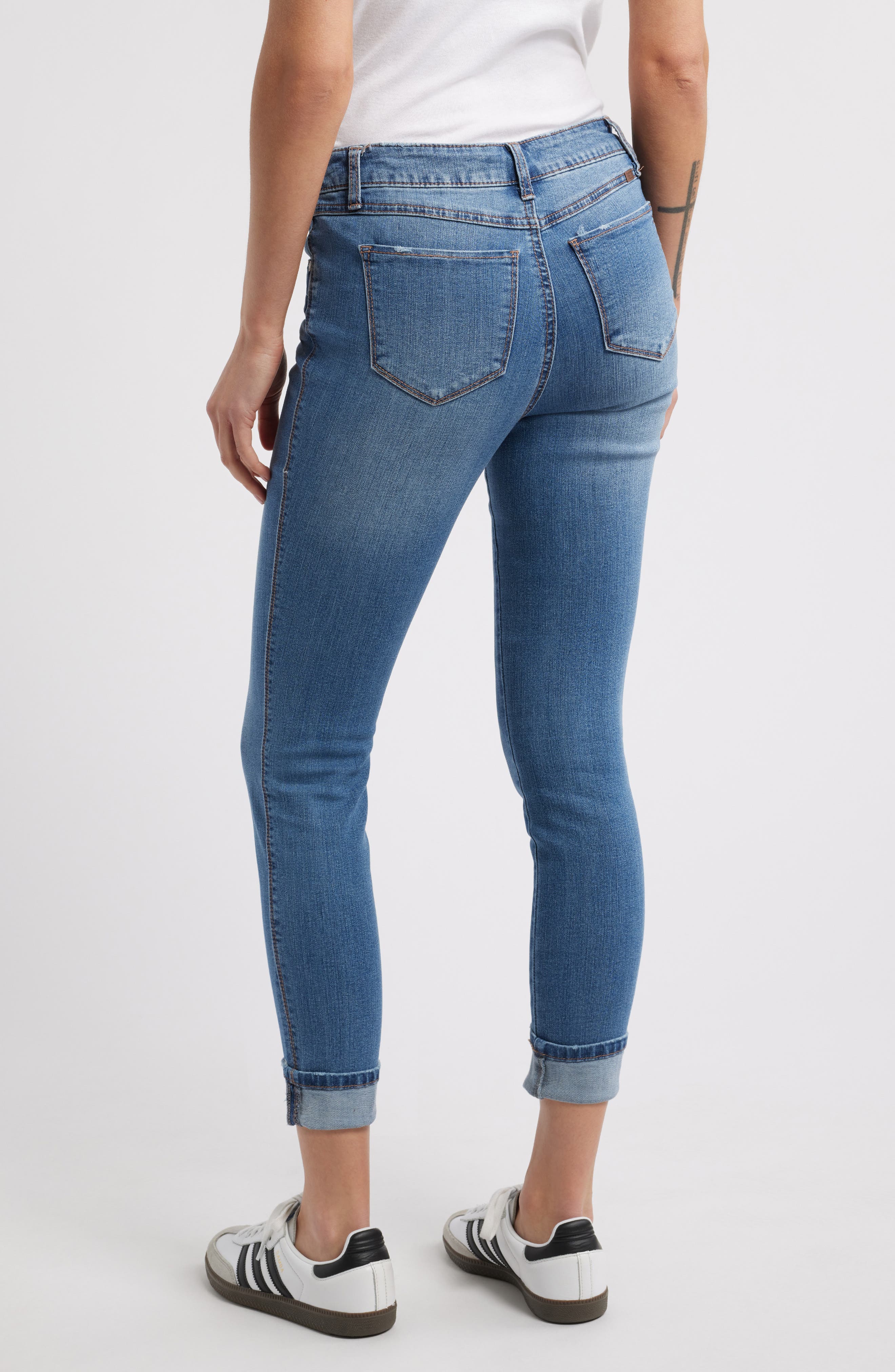 Cuffed Ankle Skinny Jeans - image 2