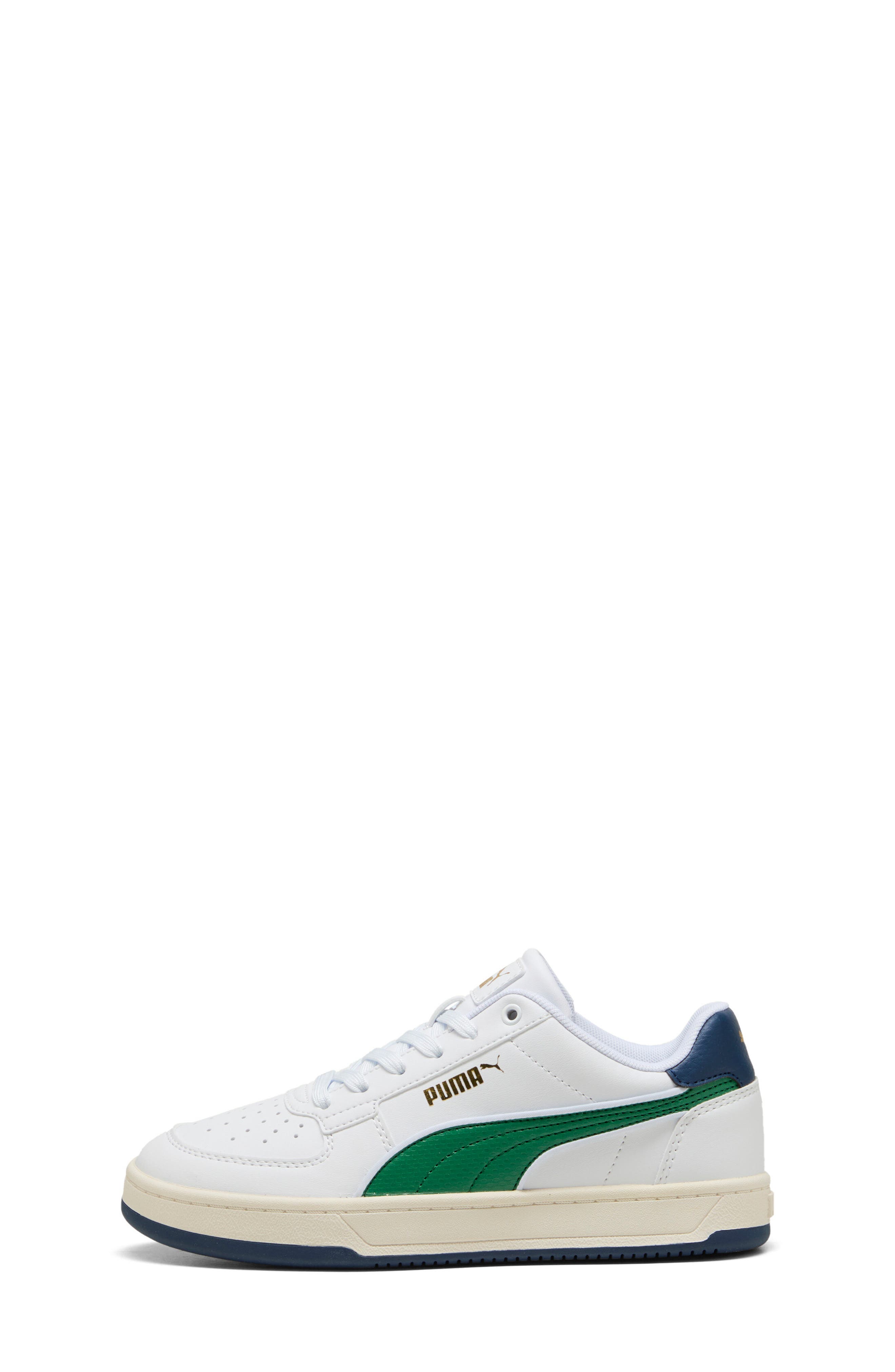Kids' Caven 2.0 Retro Sneaker, Alternate, color, PUMA WHITE/ ARCHIVE GREEN
