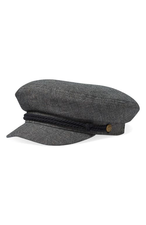 Brixton Fiddler Stretch Cotton Blend Fisherman Cap In Mixed Tweed