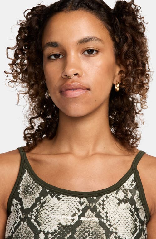 JORDAN JORDAN SPORT SNAKE PRINT CROP TANK