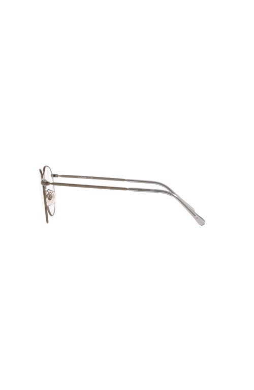 Lenscrafters 49mm Phantos Optical Glasses In Metallic