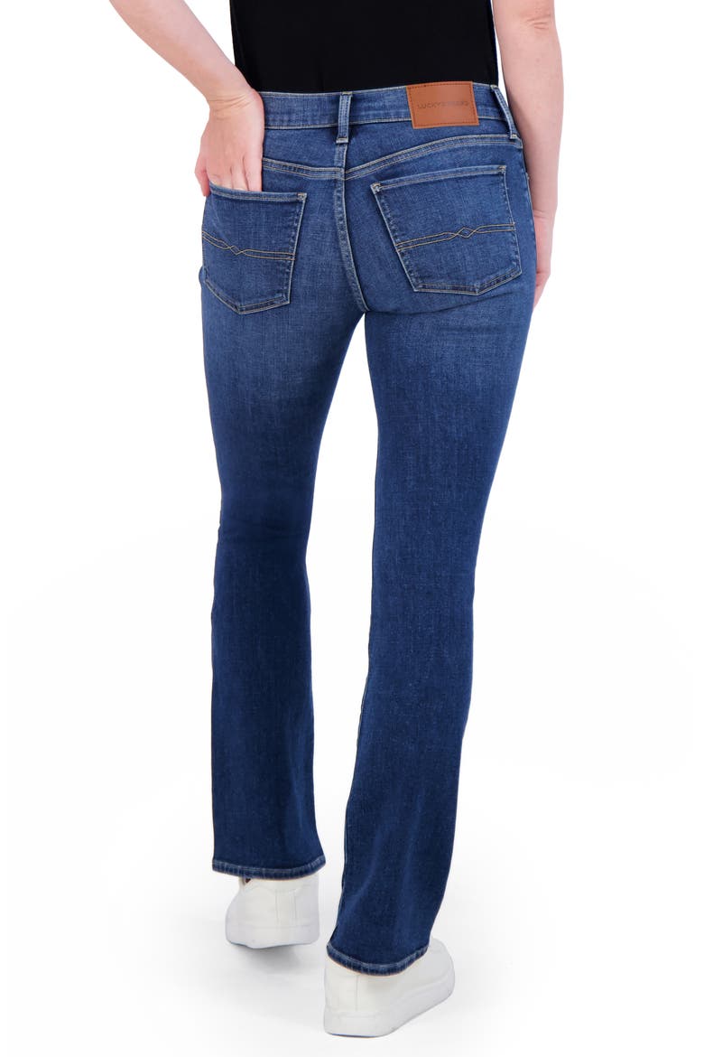 Sweet Mid Rise Bootcut Jeans, Alternate, color, HERMES