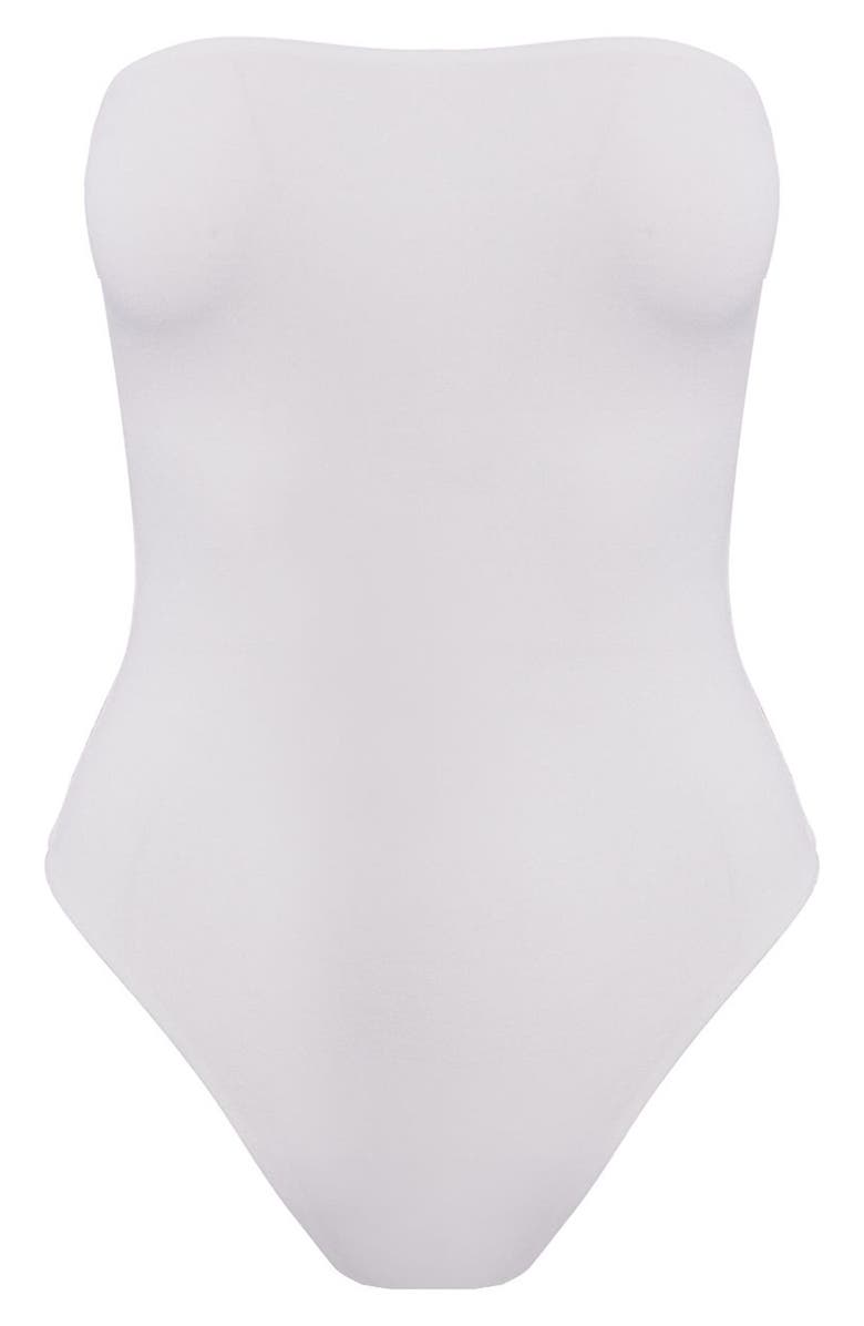 Naked Wardrobe Meant Tube Bodysuit, Alternate, color, White