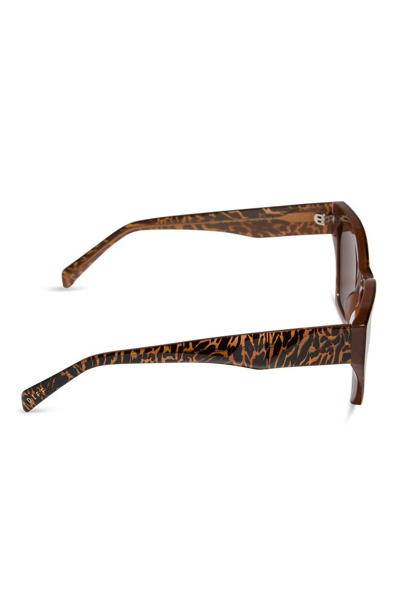 Evie 54mm Cat Eye Sunglasses, Alternate, color, ANIMAL / BROWN