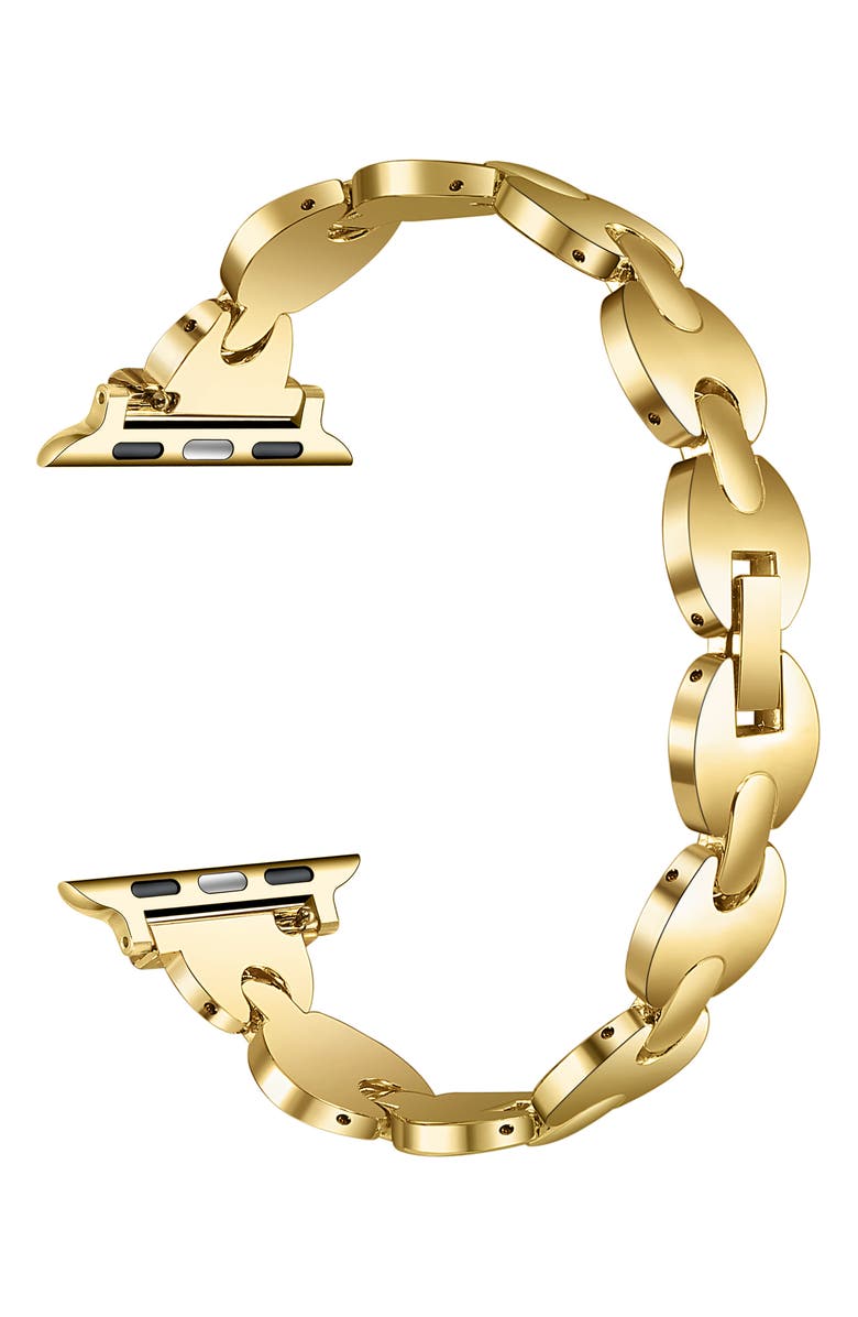 Posh Tech Sunny Apple Watch<sup>®</sup> Bracelet Watchband, Alternate, color, Gold