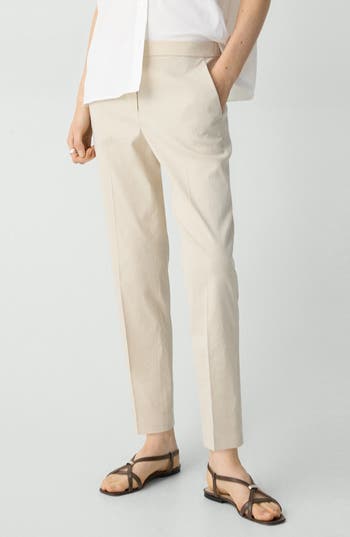 Theory Treeca Pull-on Pants In White