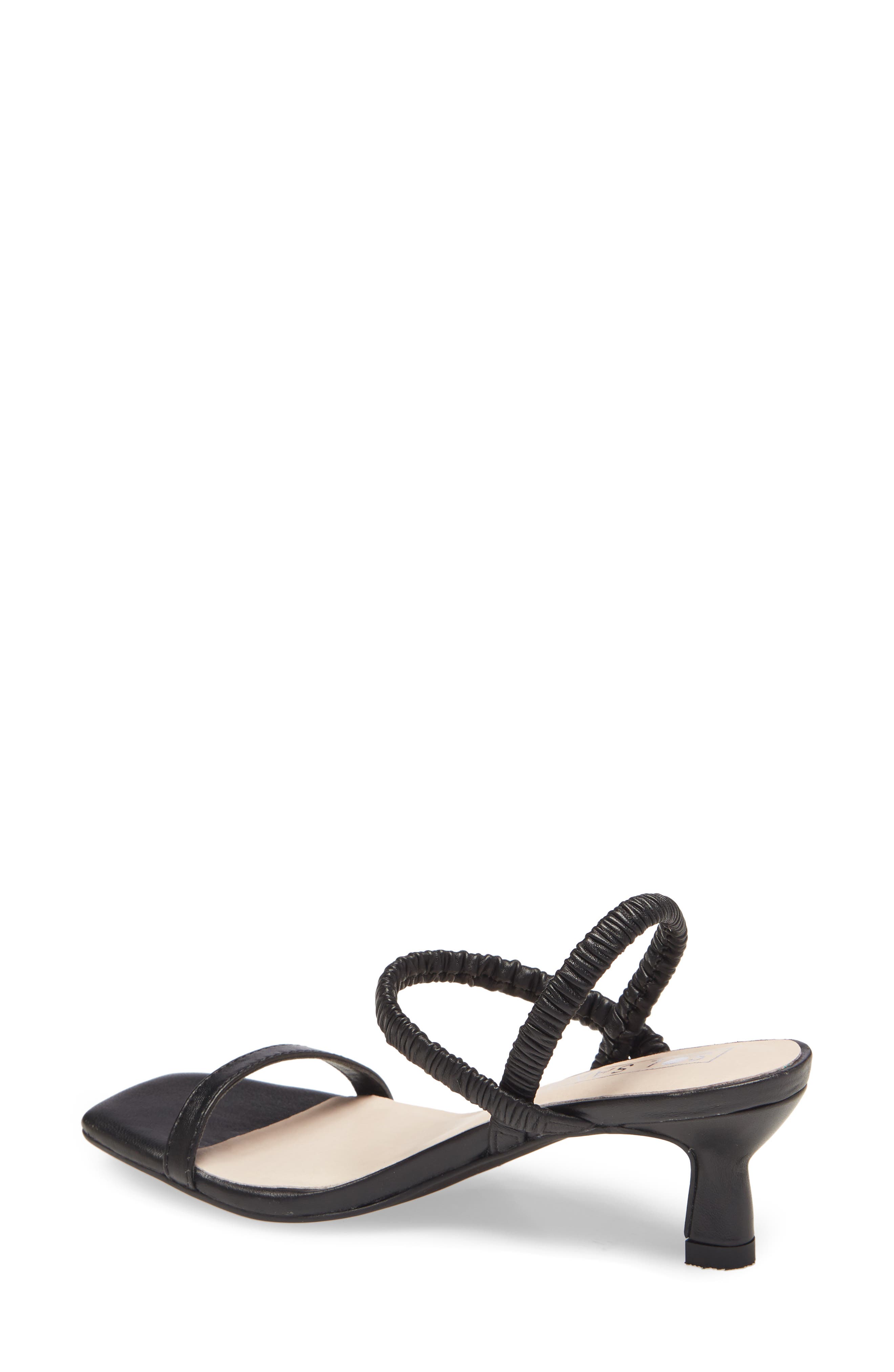 Oscar Ankle Strap Sandal, Alternate, color, BLACK LEATHER