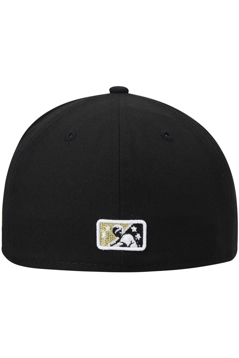 Men's New Era Black Sacramento River Cats Authentic Collection Team Alternate 59FIFTY Fitted Hat, Alternate, color, Black