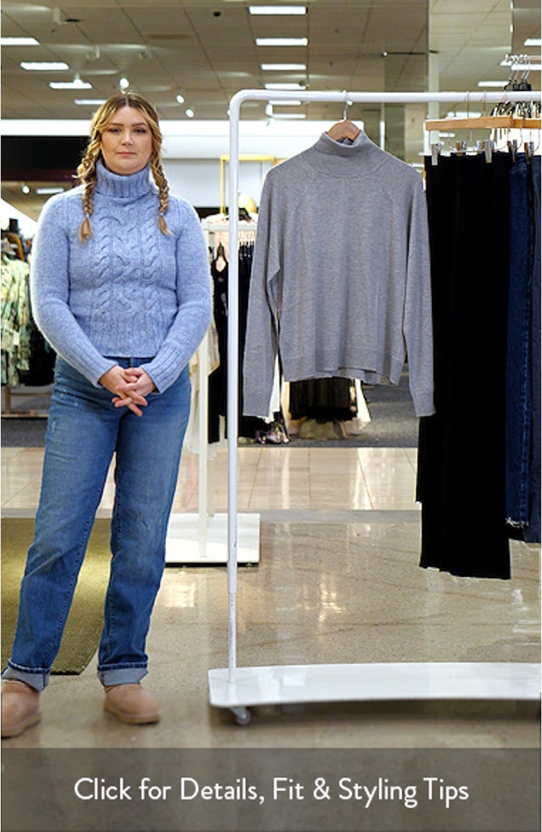 Fine Knit Turtleneck Sweater, sales video thumbnail