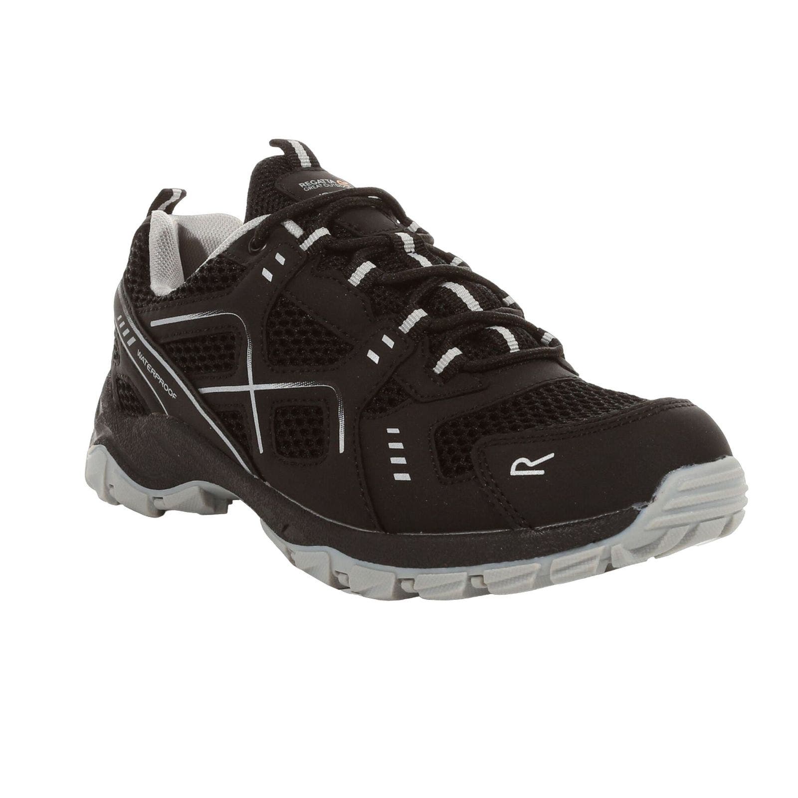 Vendeavour Walking Shoes, Main, color, Black and Cyberspace