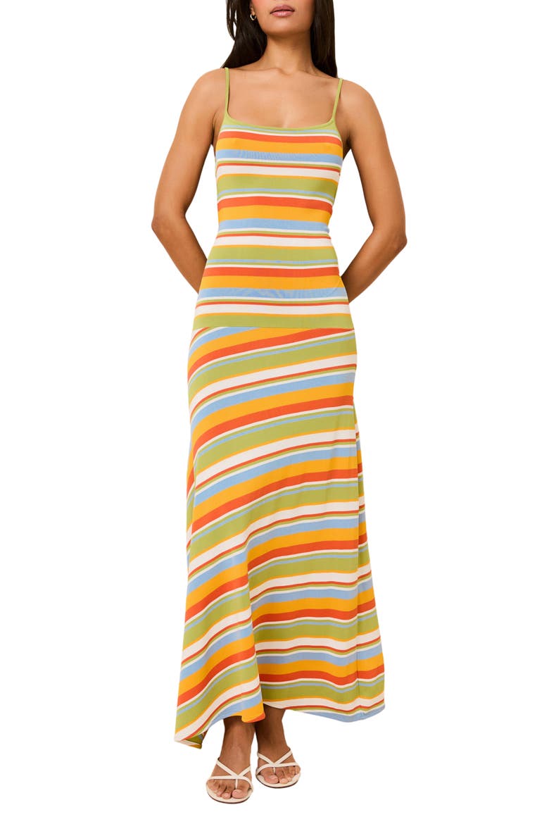 The Lottie Stripe Dress, Main, color, ST. BARTHS STRIPE