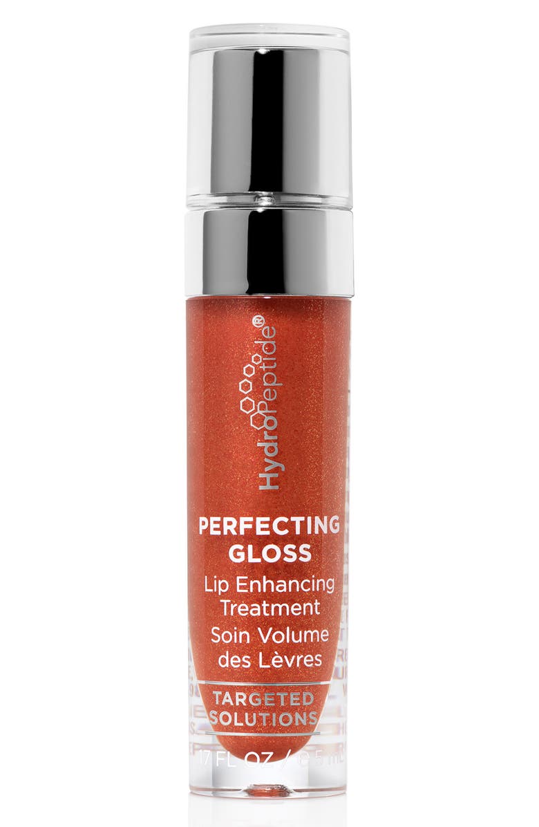 HydroPeptide Perfecting Gloss Lip Enhancing Treatment, Main, color, Santorini Red