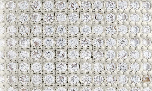 Sterling Forever Beignet Cubic Zirconia Stud Earrings In Metallic