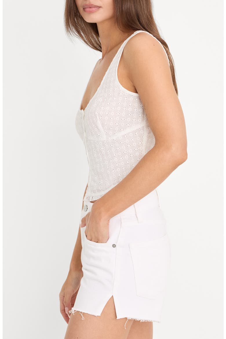 The Eyelet Top, Alternate, color, WHITE001