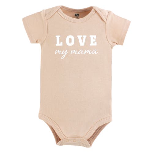 Hudson Baby Essential Cotton Bodysuits 5-piece Set In Multi