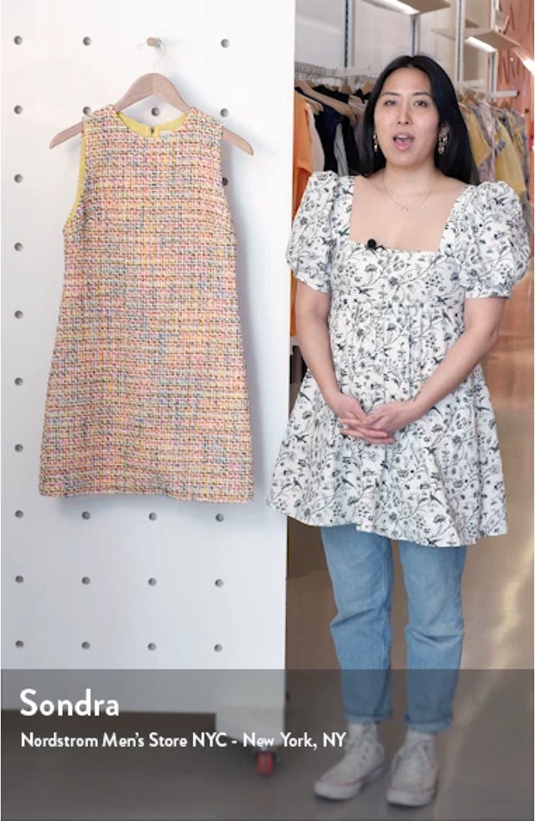 Coley Tweed A-Line Dress, sales video thumbnail