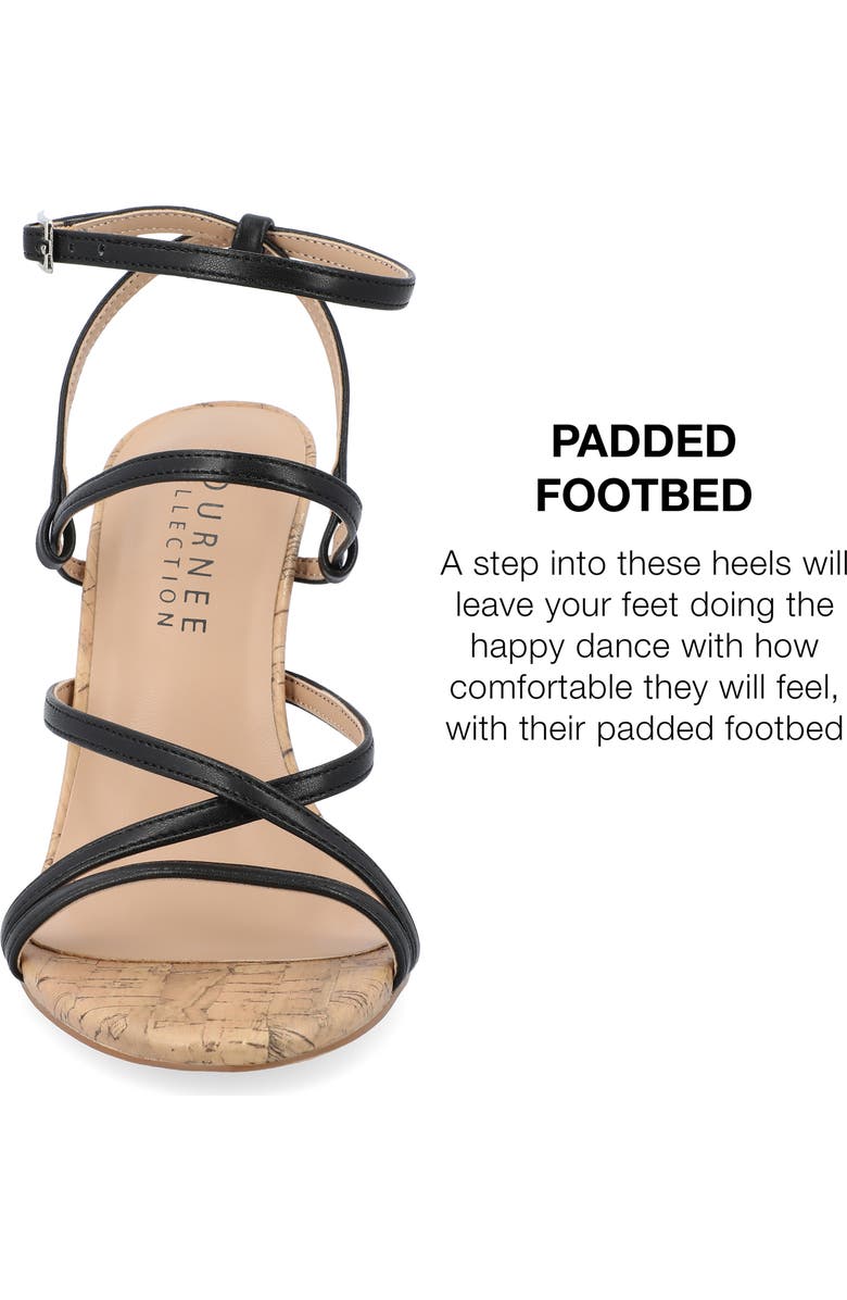 Journee Collection Fylissa Heeled Sandal 9Women), Alternate, color, Black