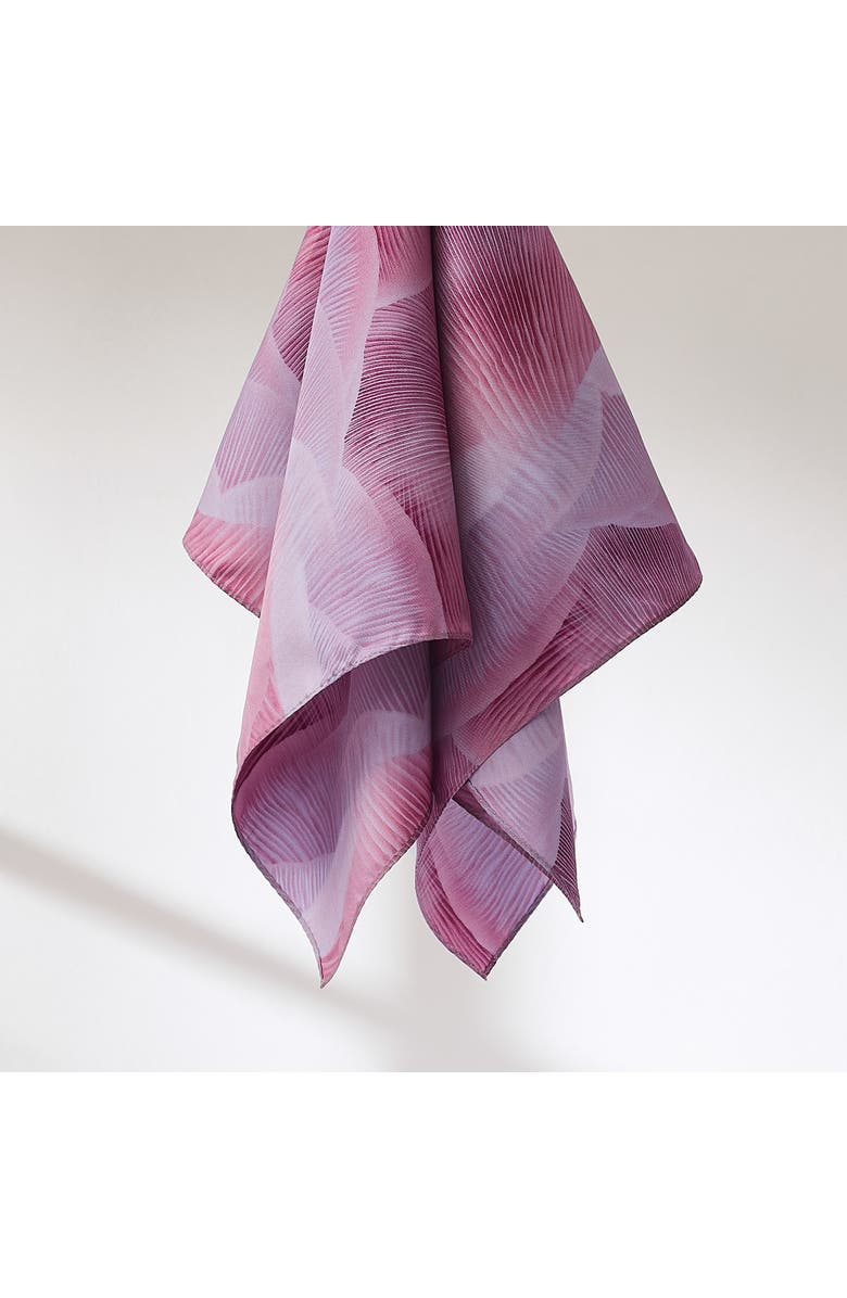 Chuks Collins x Lush Decor Gilded Spore Silk Scarf, Alternate, color, Rose