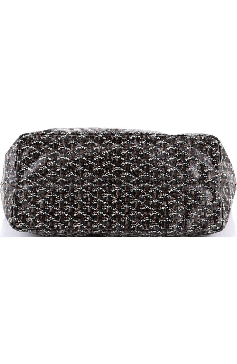 Pre-Owned Goyard Saint Louis Tote Coated Canvas GM, Alternate, color, Black