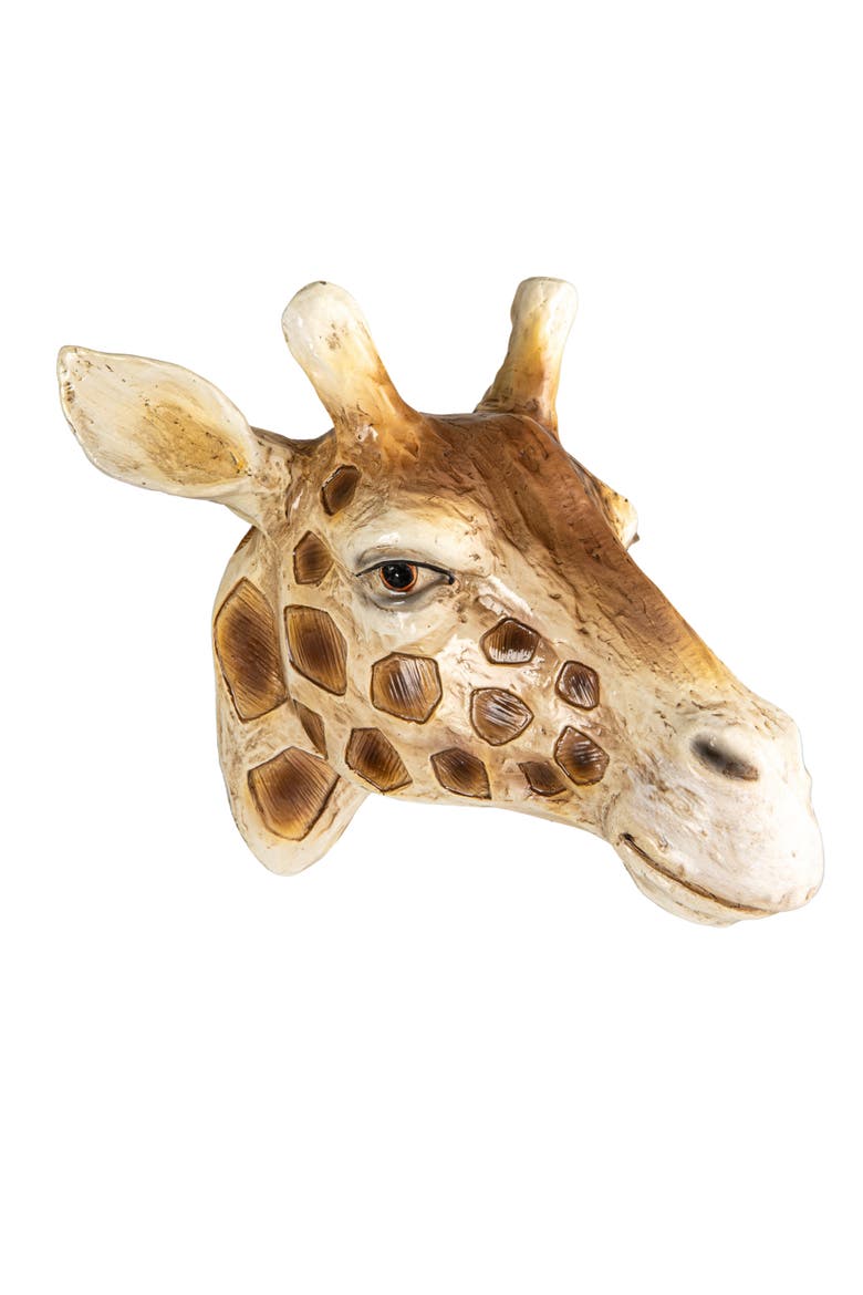 Giraffe Head Wall Vase, Main, color, Yellow