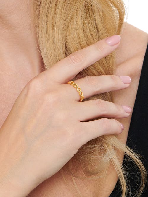 Devata Infinity Eternity Ring In Gold