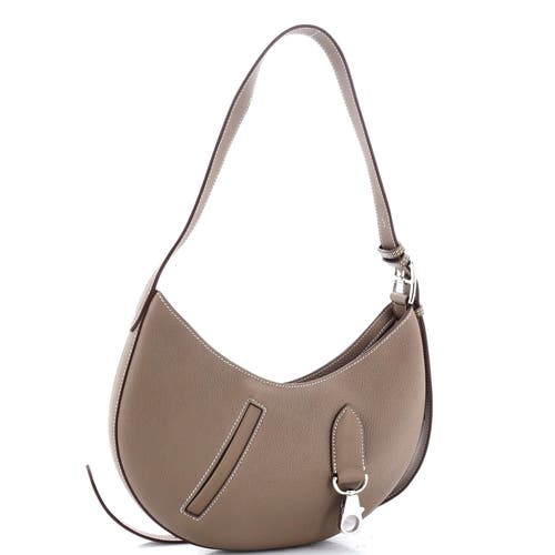 Pre-owned Hermes Hermes Arcon Bag Togo And Swift Petite In Brown