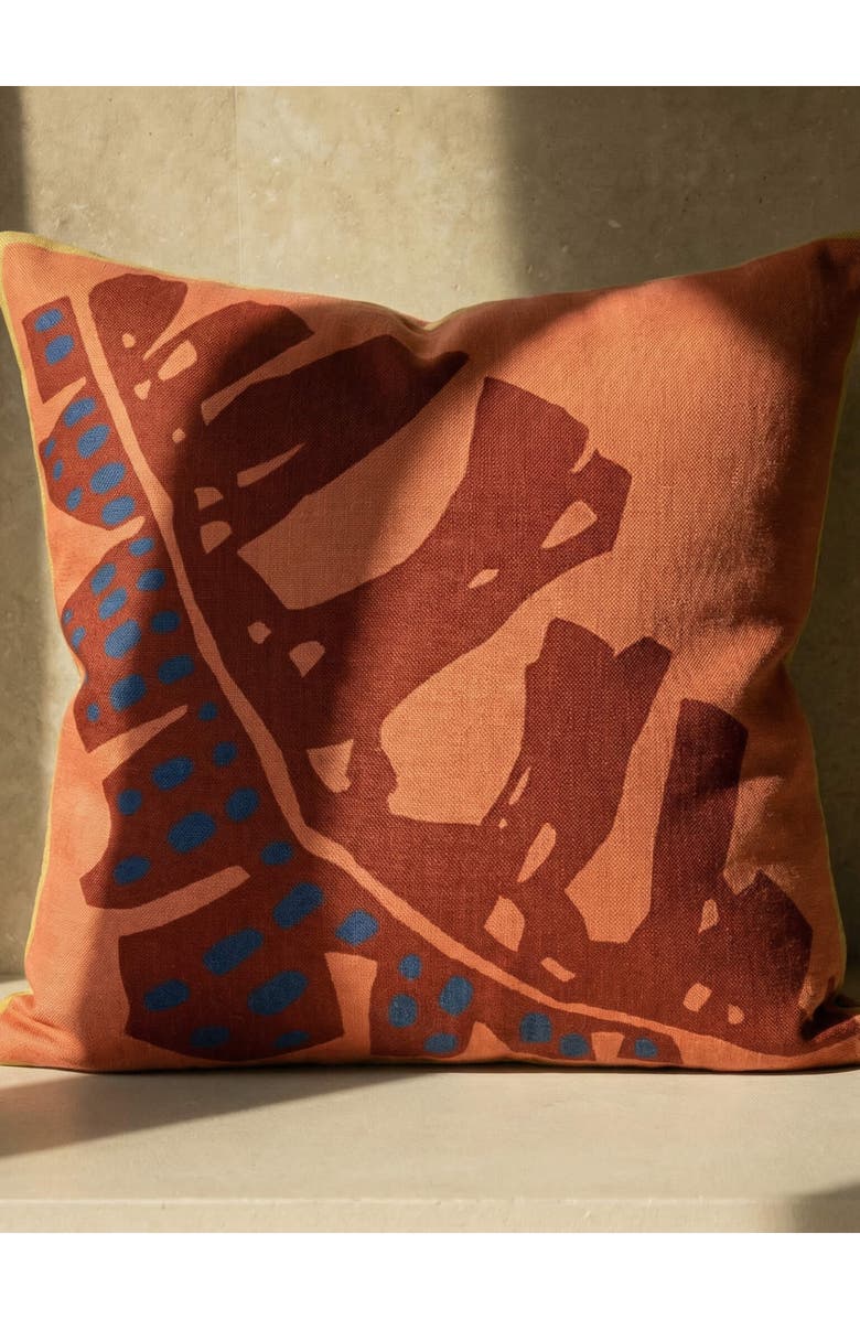 Sunday Citizen Leaf Sketch Accent Pillow, Alternate, color, 
